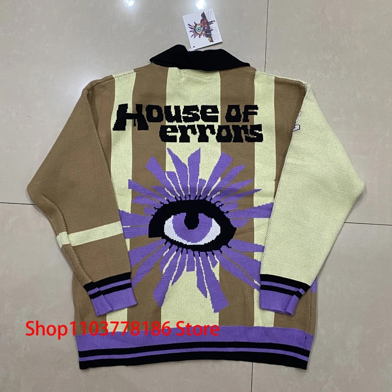 Streetwear Brand With Eye - เสื้อสเวตเตอร์แบรนด์ Streetwear House of Errors ทรงหลวม
