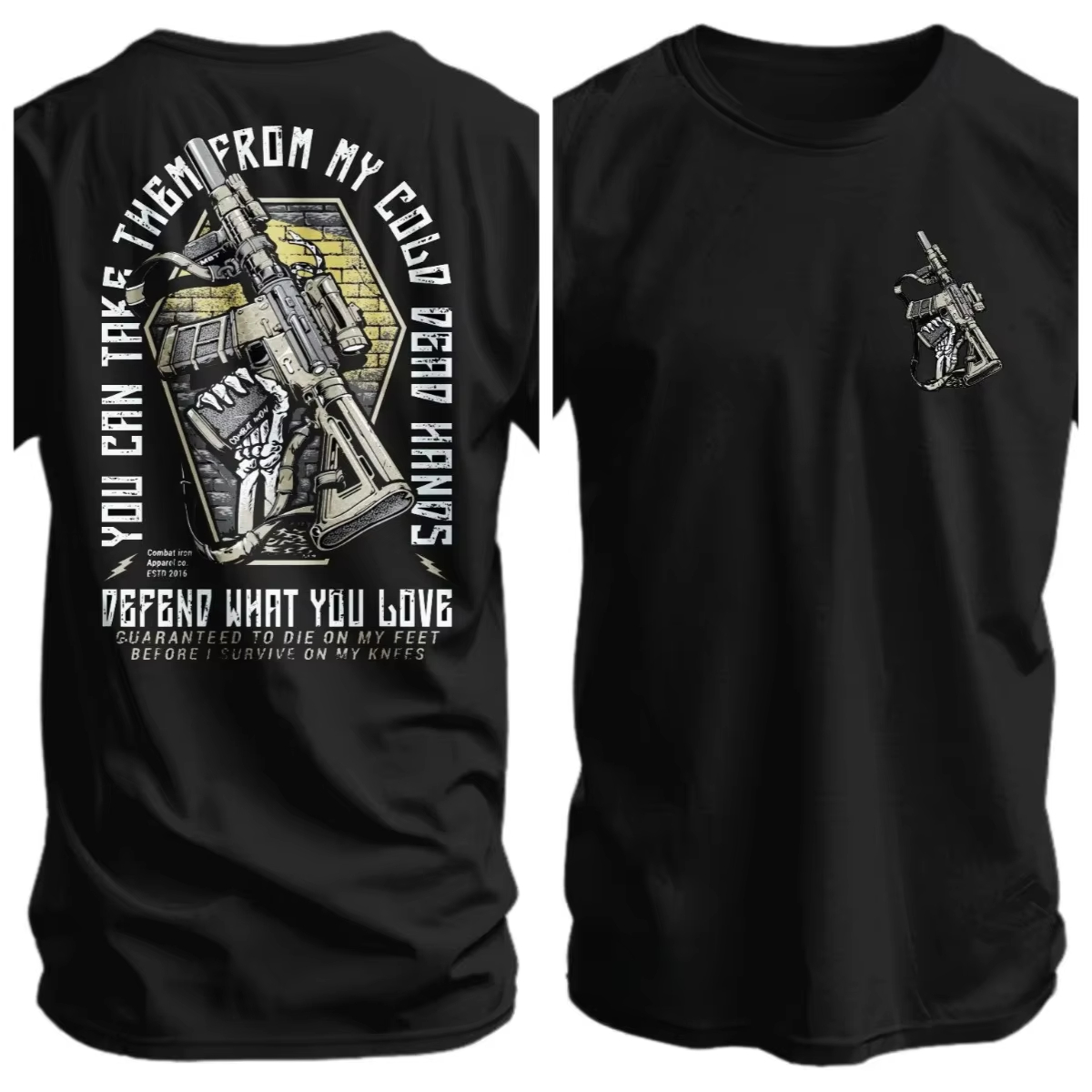 Streetwear Brand From China - เสื้อยืดลายกราฟิกย้อนยุค แบรนด์ Tactical Trend รุ่น YOU