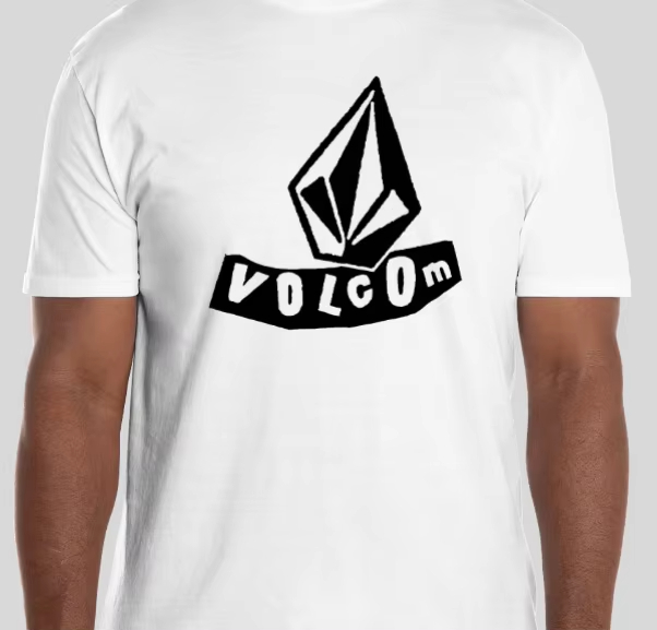 Streetwear Brand Shirts - Volcomผู้ชายผู้หญิงผ้าฝ้ายเสื้อยืดแบรนด์หรูแฟชั่นขนาดใหญ่ลําลองแขนสั้นStreetwearคลาสสิกพิมพ์หลวมTee 2025