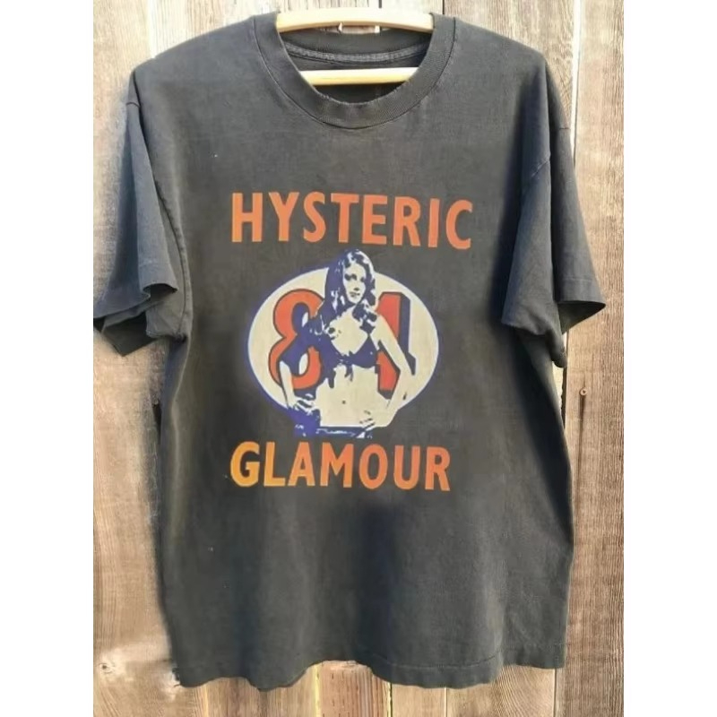 Japanese Brand Streetwear Vintage - เสื้อยืดลายกราฟิกสไตล์วินเทจยุค 90 ลายสาวพินอัพญี่ปุ่น แบรนด์สตรีทแฟชั่น ผ้าฝ้าย สำหรับผู้ชายและผู้หญิง
