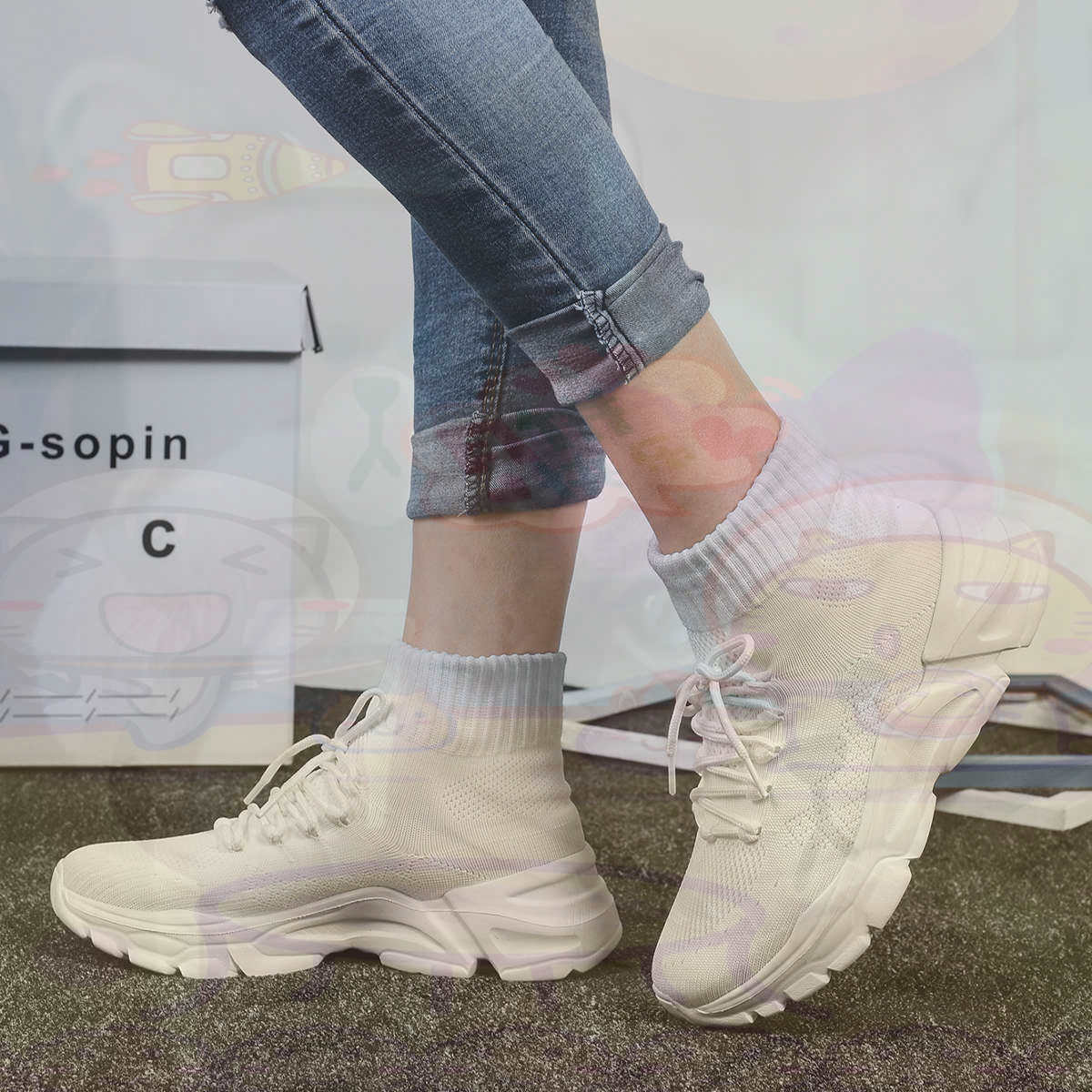 Streetwear Brand In Uk - เพิ่มความสูงฤดูร้อนบาสเกตบอลบาสเกตบอลผู้หญิงกีฬารองเท้ารองเท้าผ้าใบใหม่ผู้หญิงยี่ห้อกรีฑาออกกําลังกายที่ไม่ซ้ํากัน