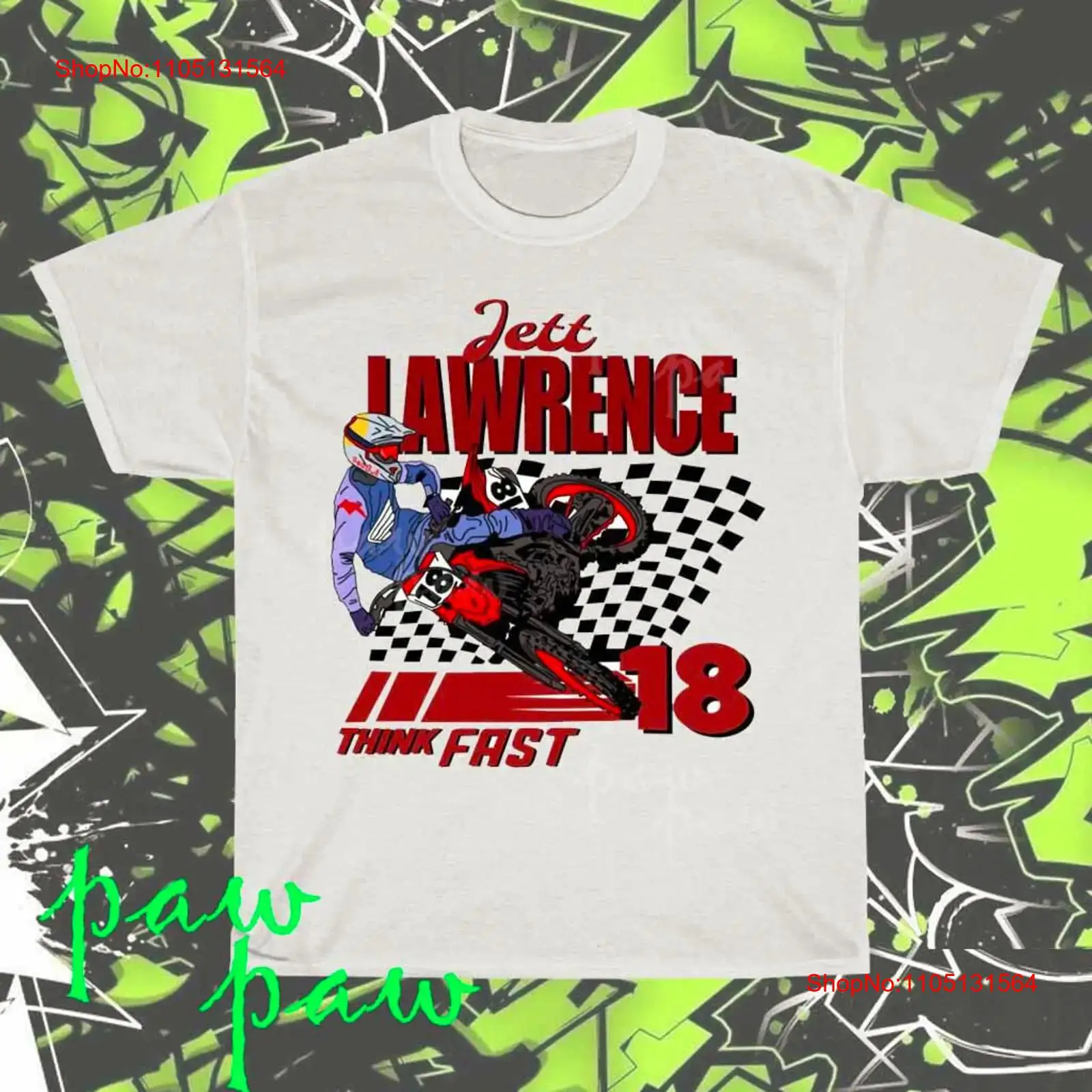 เสื้อยืดลายกราฟิก Jett Lawrenc - Streetwear Brand With A Logo บทวิจารณ์และราคา