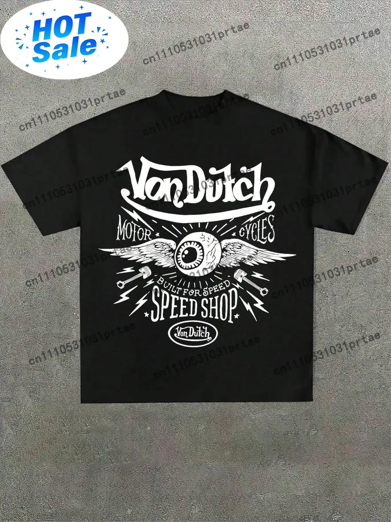 เสื้อยืดลายกราฟิกสีดำ 100% ผ้า - Streetwear Brand With Eye บทวิจารณ์และราคา