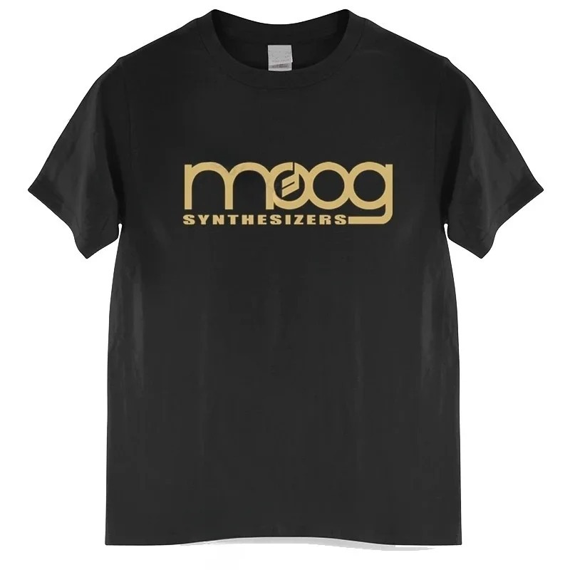 Moog เสื้อยืดแขนสั้นพิมพ์ลายสี - Streetwear Brand Shirts บทวิจารณ์และราคา