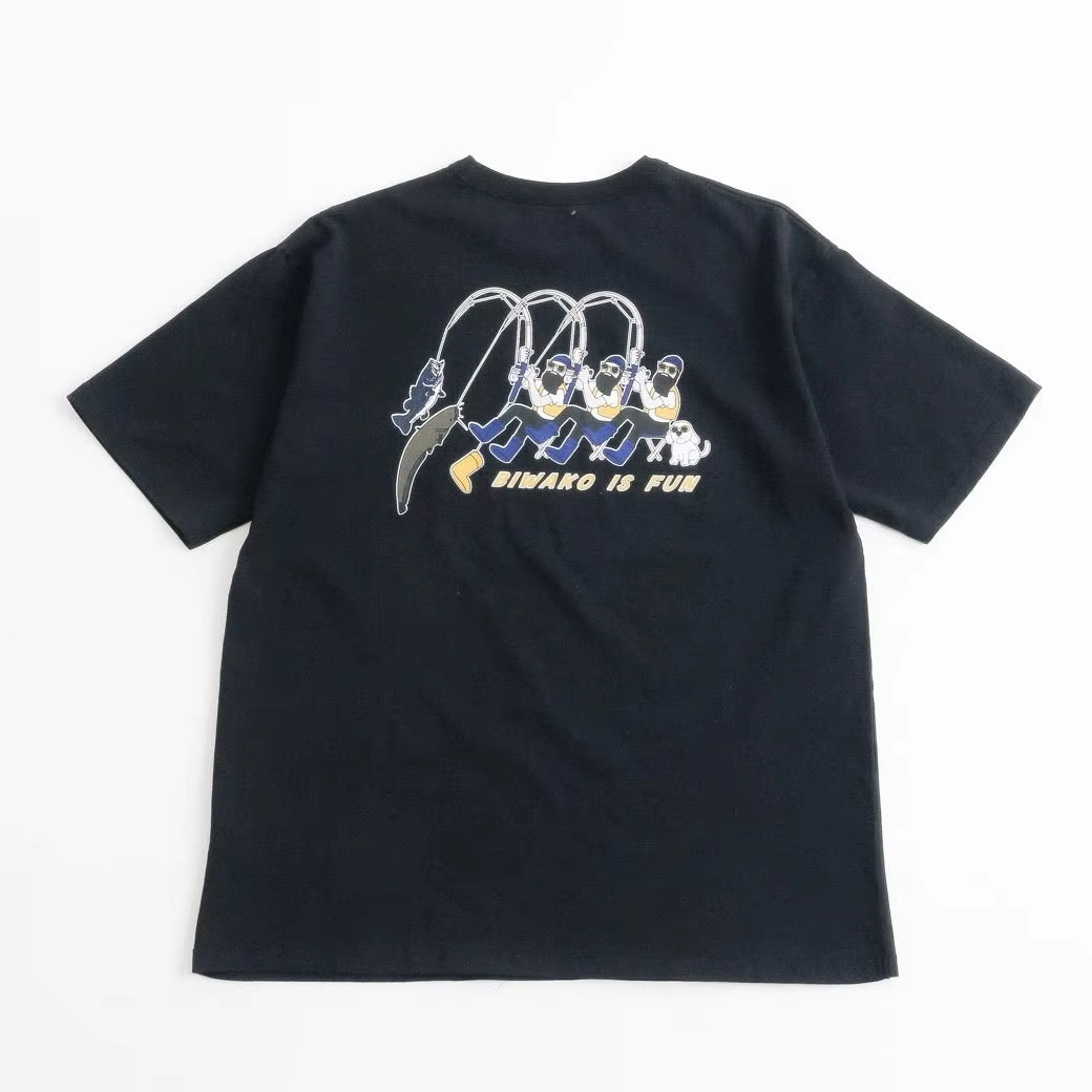 เสื้อยืดลายกราฟิกตกปลาสไตล์ญี่ - Japanese Brand Streetwear Vintage บทวิจารณ์และราคา