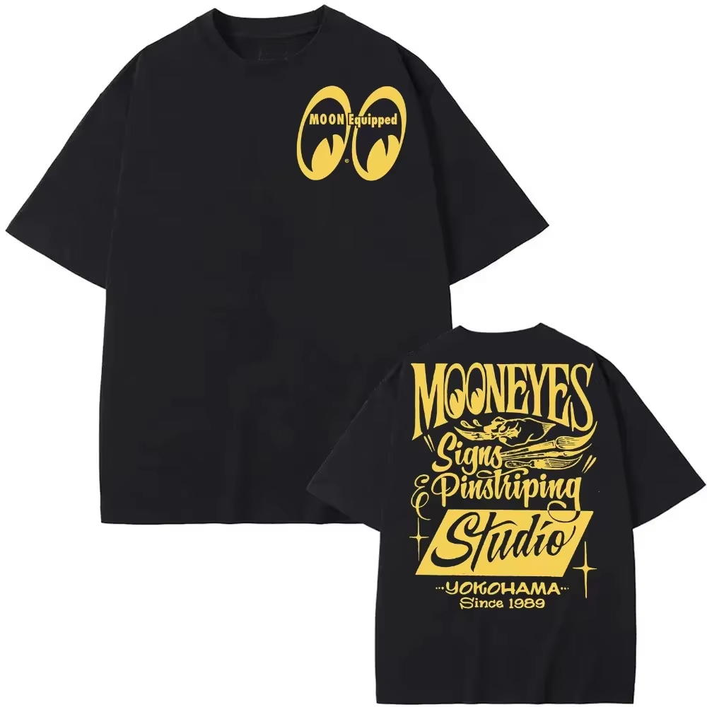เสื้อยืดลายกราฟิก Moon Eyes Eq - Streetwear Brand Shirts บทวิจารณ์และราคา