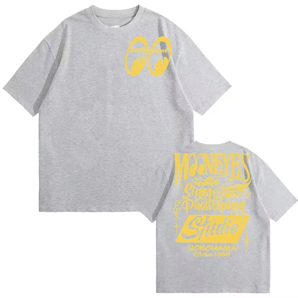 เสื้อยืดลายกราฟิก Moon Eyes Eq - Streetwear Brand Shirts บทวิจารณ์และราคา