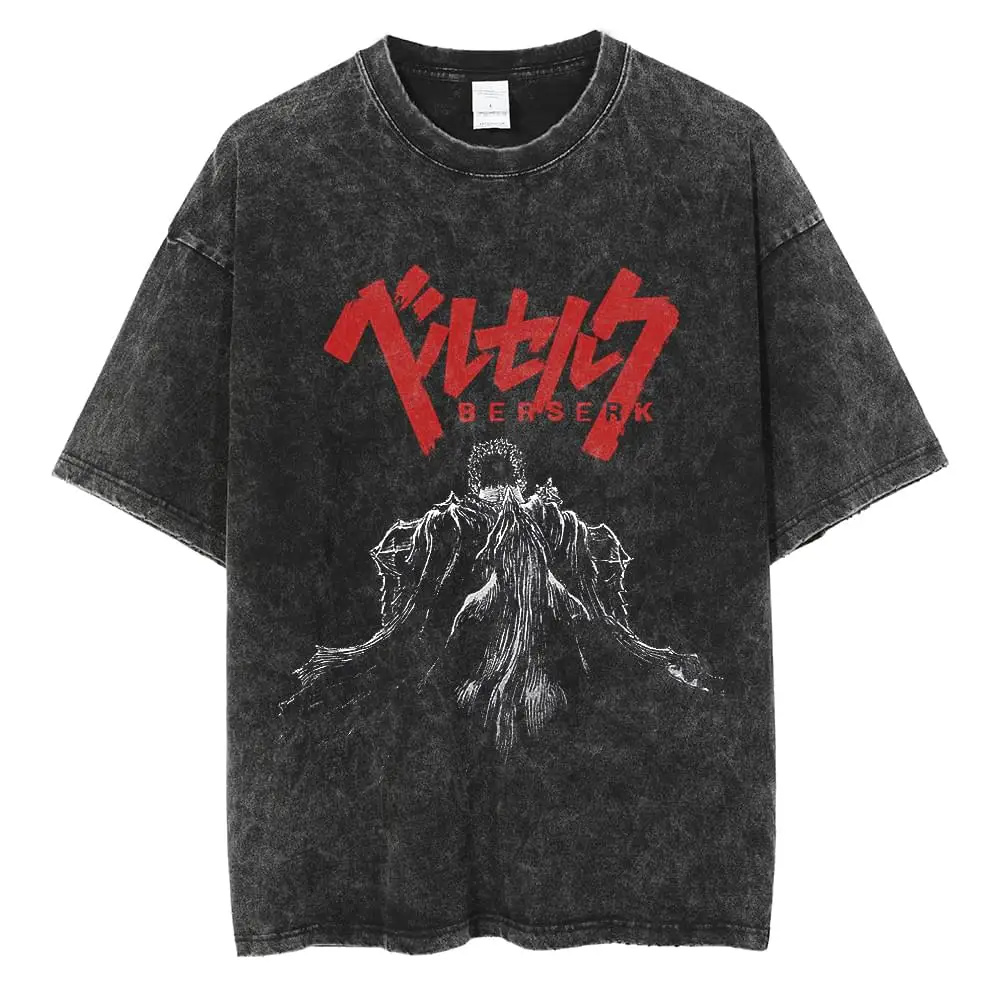 เสื้อยืดลายกราฟิก Berserk Deat - Streetwear Brand With A Logo บทวิจารณ์และราคา